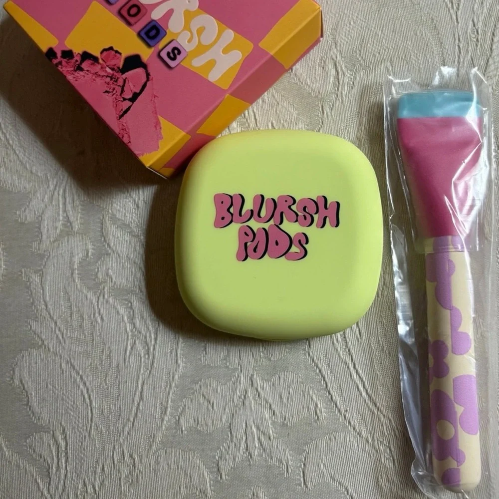 Made By Mitchell Blursh Pods Baked Blush Pure Imagination & Brush Bundle BNIB